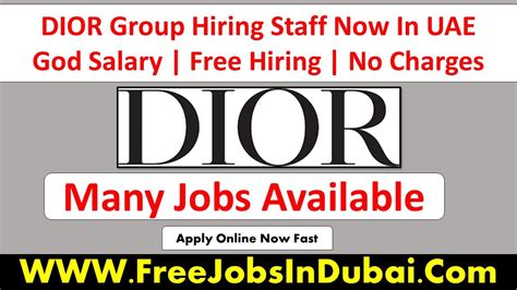 dior careers uae|dior dubai careers.